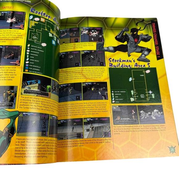 Teenage Mutant Ninja Turtles Strategy Guide (2003) Prima Games GC/PS2/Xbox/GBA - Picture 4 of 6